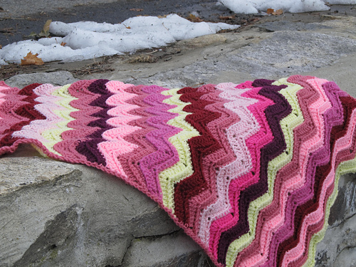 Scrap Ripple Afghan Pattern