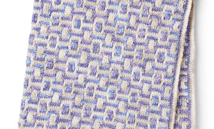 Mosaic Crochet Blanket Pattern