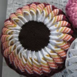 Flower Cushion Crochet Free Pattern