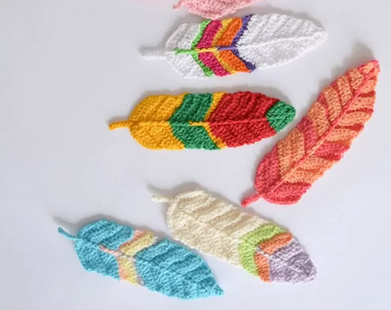 Crochet Feathers Free Pattern