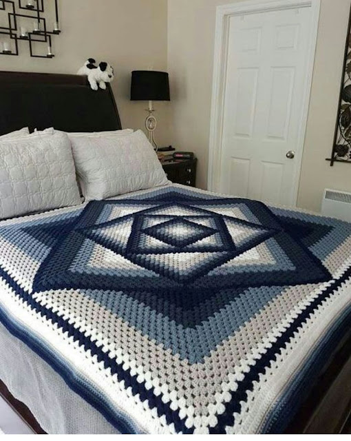 Kaleidoscope Granny Blanket Tutorial