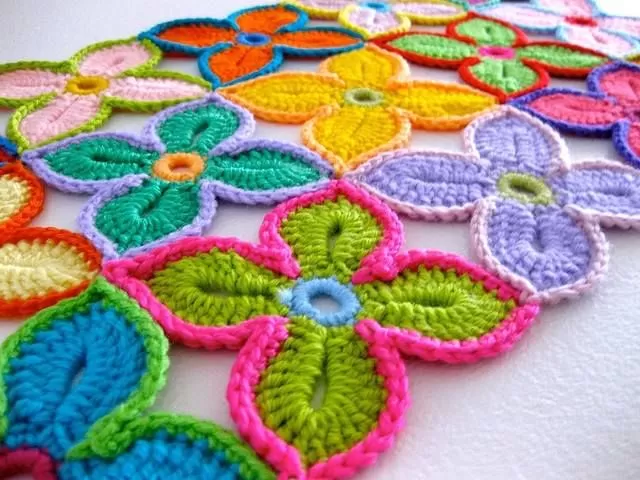 Hawaiian Flowers Crochet Pattern