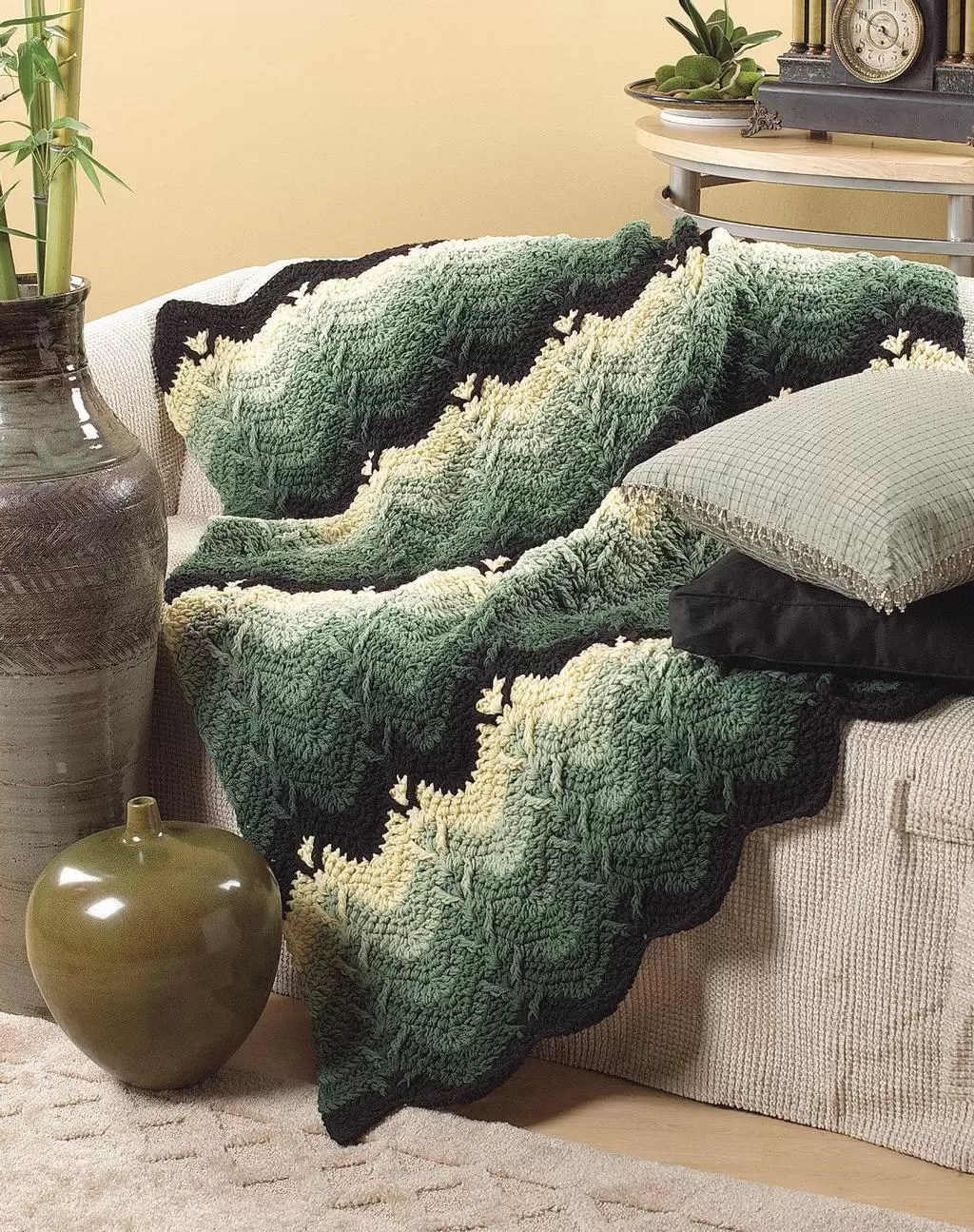 Mountain Forests Afghan Crochet Pattern