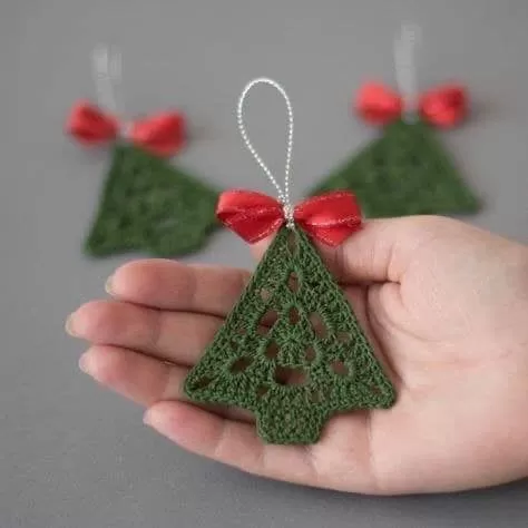  Mine Christmas Tree Ornaments Free Pattern