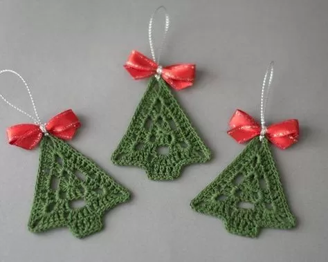  Mine Christmas Tree Ornaments Free Pattern