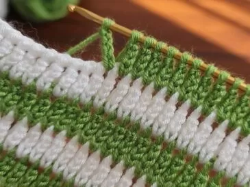 Tunisian Crochet Baby Blanket Tutorial