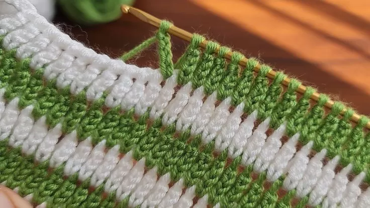 Tunisian Crochet Baby Blanket Tutorial