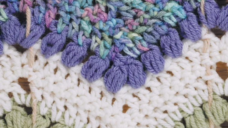 Crochet Puff Blanket Pattern